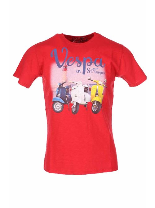 T-shirt mezza manica Vespa in Saint Tropez Saint Barth MC2 | TShirt | TSHM001VPTR41